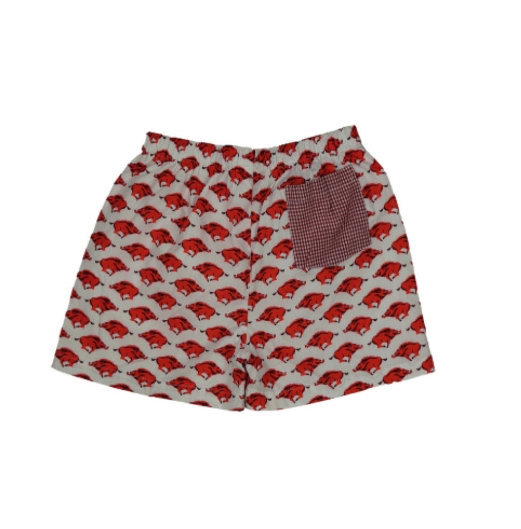 The Dickson Razorbacks Shorts (Small Razorback Pattern)