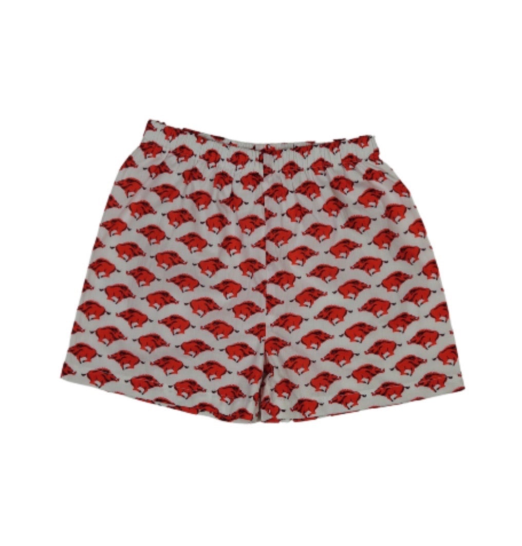 The Dickson Razorbacks Shorts (Small Razorback Pattern)