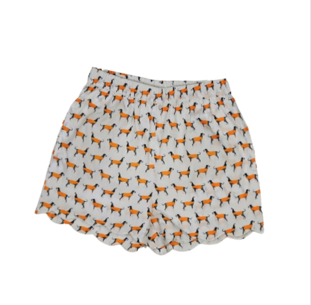 The Cumberland Coonhound Scalloped Shorts