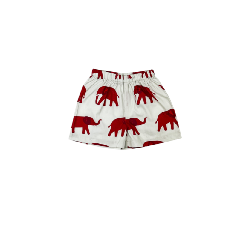 The Tutwiler Tide Shorts (Large Elephant Pattern)